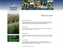 Tablet Screenshot of countrymoonwinery.com